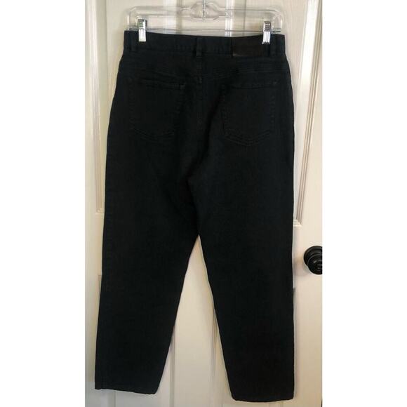 Lauren Jeans Co. Ralph Lauren Black Jeans Size 10 Straight Leg High Waisted Jean - Picture 5 of 7